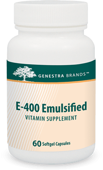 E-400 | E400 Emulsified 60 Caps Genestra