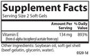 e-gems 200 iu carlson labs supplement facts