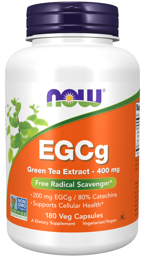 EGCg 400 mg (NOW) Front