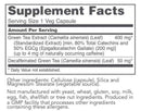 EGCg green tea extract (protocol for life balance) supplement facts