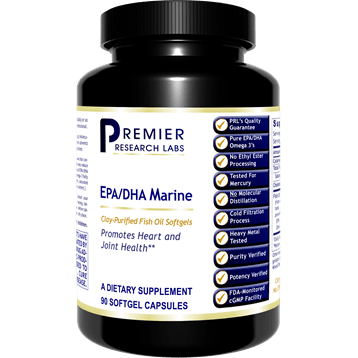 EPA/DHA Marine Softgels (Premier Research Labs) Front