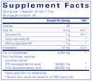 epa dha liquid pure encapsulations supplement facts