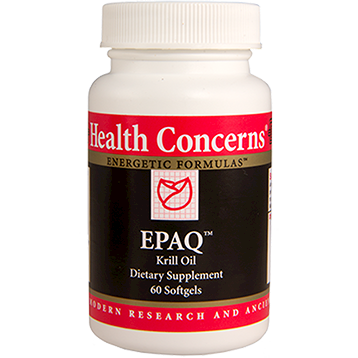 EPAQ Krill Oil 500 mg (Health Concerns) Front