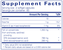 EPA ultimate pure encapsulations supplement facts