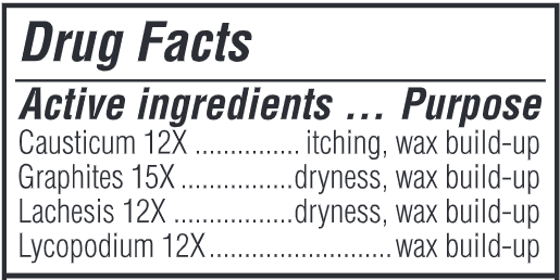 Ear Wax Relief (Similasan USA) Drug Facts