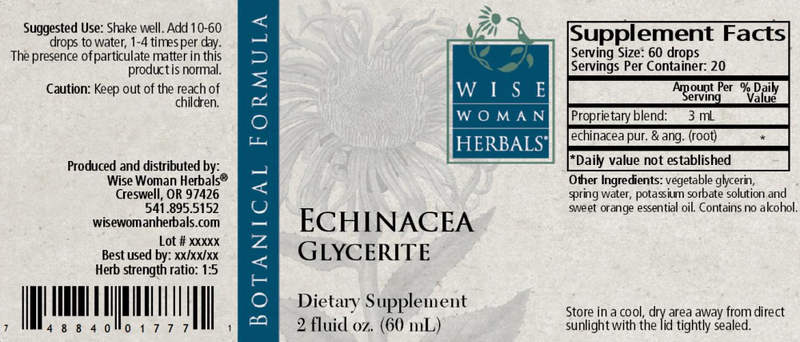 Echinacea Glycerite Wise Woman Herbals products