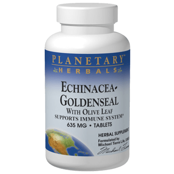 Echinacea-Goldenseal w/ Olive Leaf (Planetary Herbals) Front