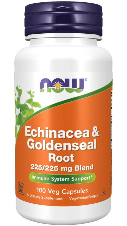 Echinacea & Goldenseal Root (NOW) Front