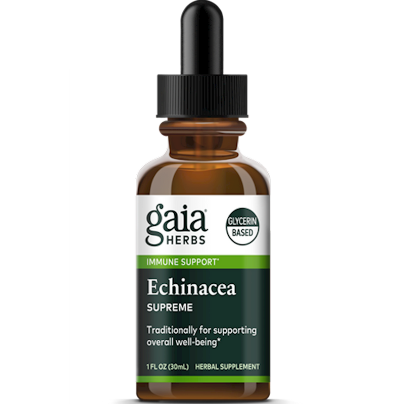 Echinacea Supreme, Glycerin Based (Gaia Herbs) Front