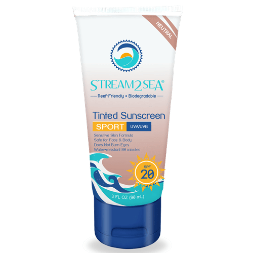 Eco-Tinted Sunscreen SPF 20 (Stream2Sea) Front
