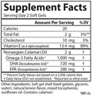 ecosmart 90+30 softgels carlson labs supplement facts