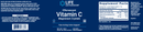 vitamin c magnesium crystals (life extension) label