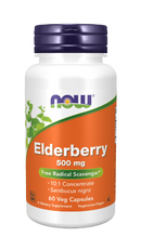 elderberry extract 500 mg (now foods)