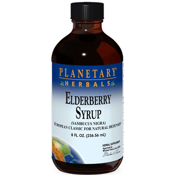 Elderberry Syrup 8oz (Planetary Herbals) Front
