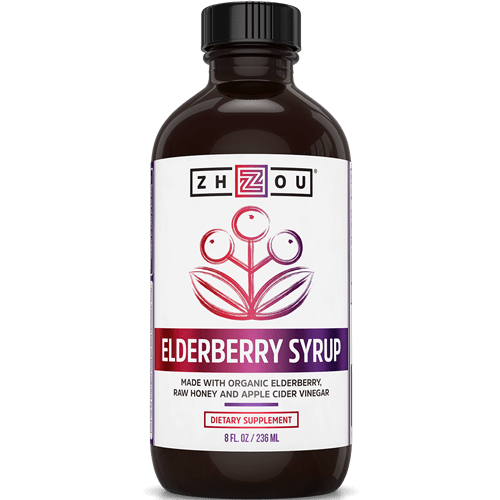 Elderberry Syrup (ZHOU Nutrition) Front