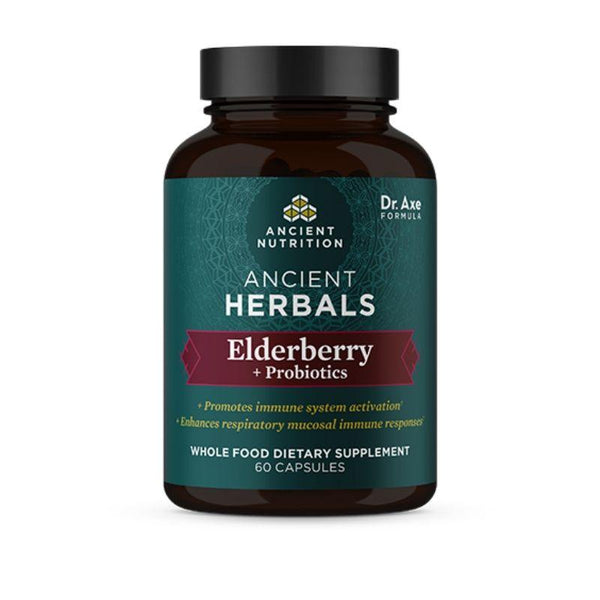 Elderberry + Probiotics (Ancient Nutrition) Front