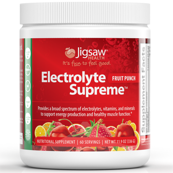 Electrolyte Supreme Fruit Punch (Jigsaw Health) Front