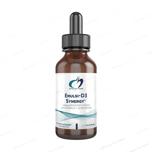 Emulsi-D3 Synergy (Designs for Health) liquid vitamin d3 with k2