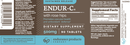 endur-c sr 500 mg (endurance product company) label
