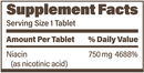 endur-acin 750 mg (endurance product company) supplement facts