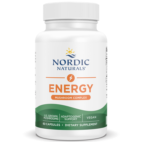 Energy Mushroom Complex with NADH (Nordic Naturals) Front