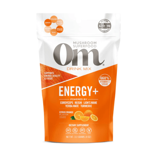Energy+ Orange Mushroom Drink Mix (Om Mushrooms)