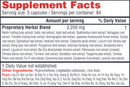 enhance health concerns supplement facts