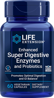 Enhanced Super Digestive Enzymes and Probiotics (Life Extension) Front