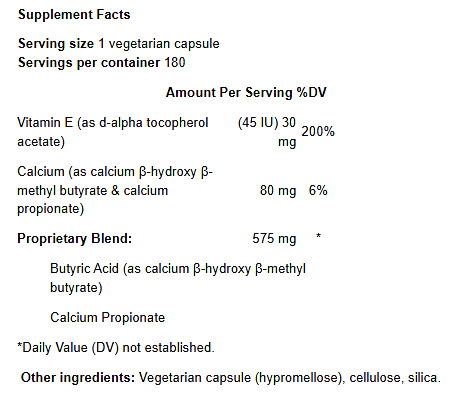 EnteroVite™ (Apex Energetics) Supplement Facts