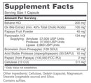 enzymes-HCl (protocol for life balance) supplement facts