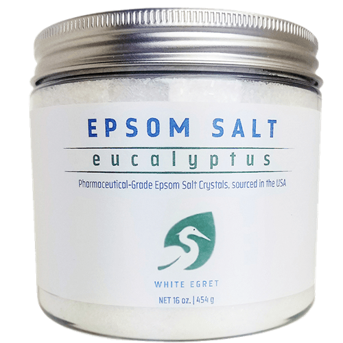 epsom salt eucalyptus white egret