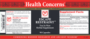 escape restraint health concerns label