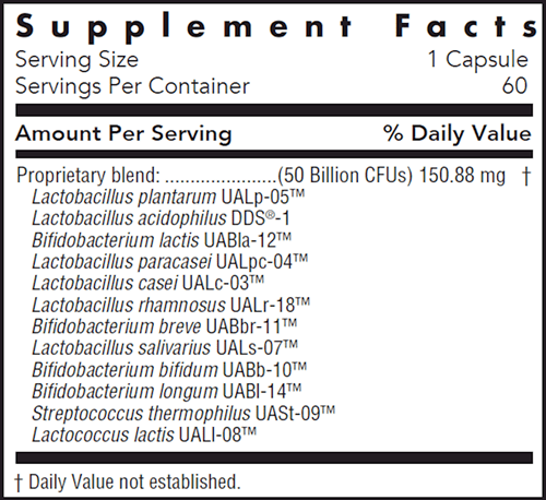 Essential-Biotic® COMPLETE (Allergy Research Group) supplement facts