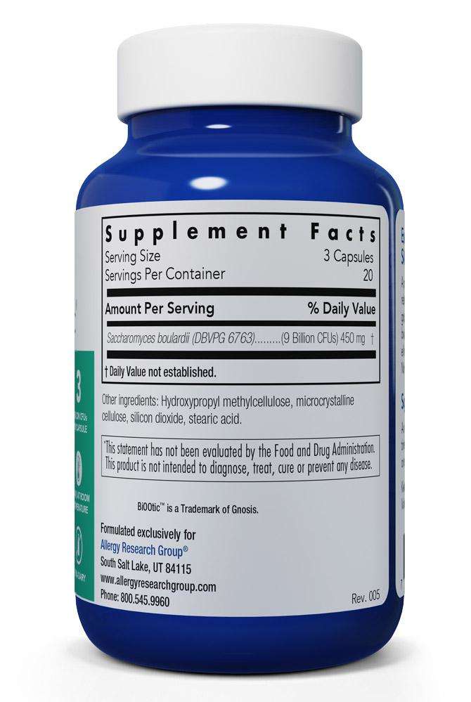 Essential Biotic SACCHAROMYCES Allergy Research Group Supplement