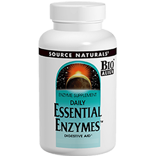 Essential Enzymes (Source Naturals) Front