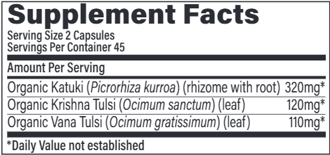 Essential Immune (Organic India) Supplement Facts