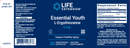 essential youth l-ergothioneine (life extension) label