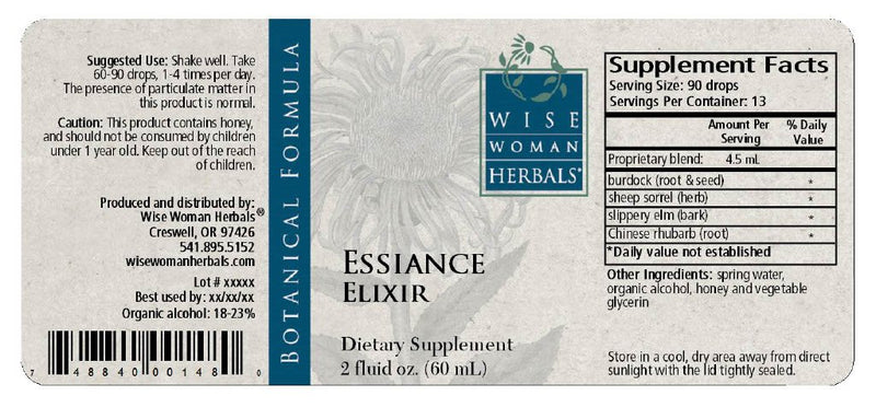 Essiance Elixir Wise Woman Herbals products