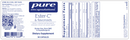 ester-c & flavonoids pure encapsulations label