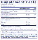 ester-c & flavonoids pure encapsulations supplement facts
