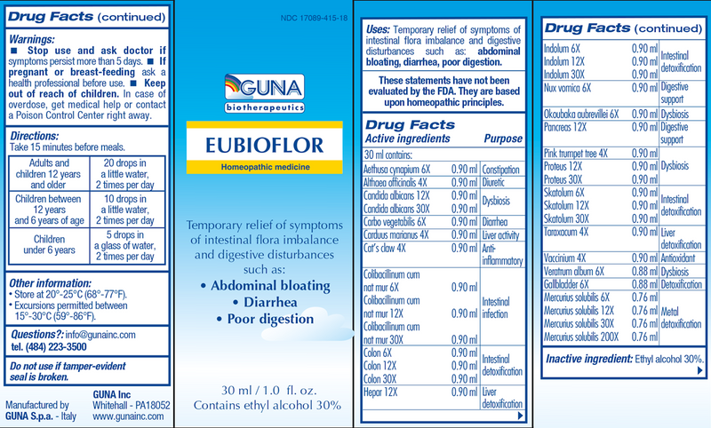 Eubioflor (Guna, Inc.) Label