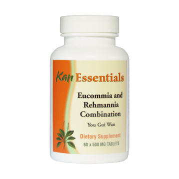 Eucommia and Rehmannia Combination Tablets (Kan Herbs Essentials) 60ct Front