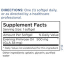evening primrose oil (metabolic maintenance) supplement facts