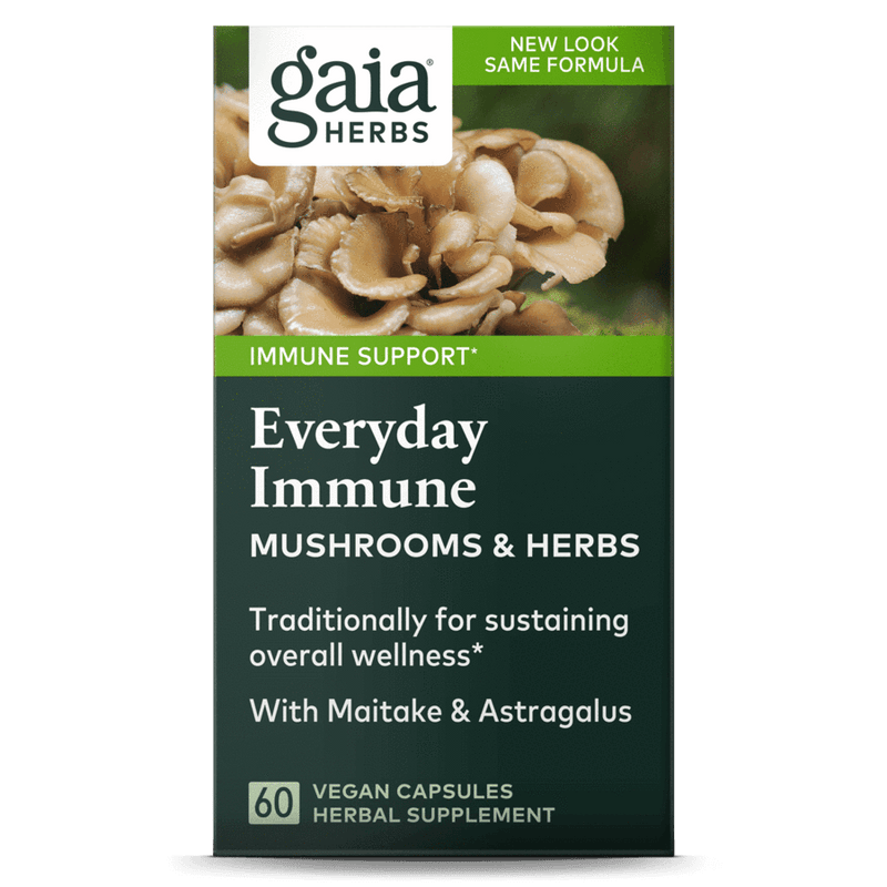 Everyday Immune Mushrooms & Herbs (Gaia Herbs) Box
