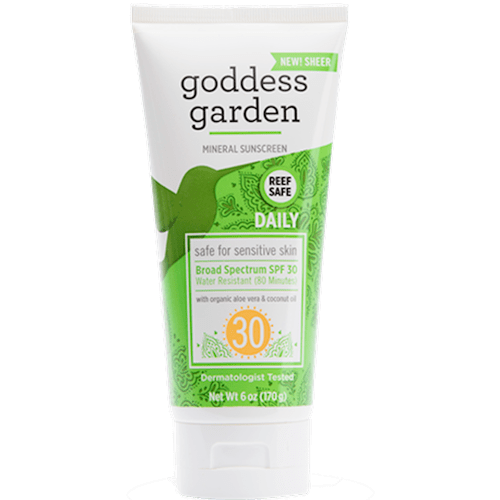Everyday Natural Sunscreen Tube (Goddess Garden) 6 oz