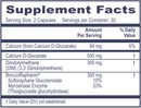 ExcEss professional health products supplement facts