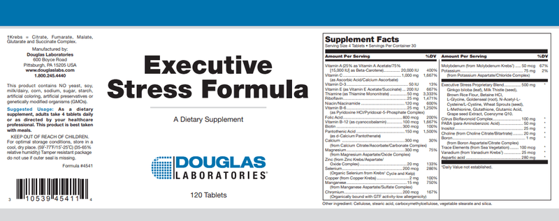 Buy Executive Stress Formula Douglas Labs
