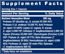 extraordinary enzymes (life extension) supplement facts