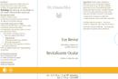 eye revive dr. hauschka skincare label