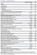 fit food lean complete dutch chocolate (xymogen) supplement facts